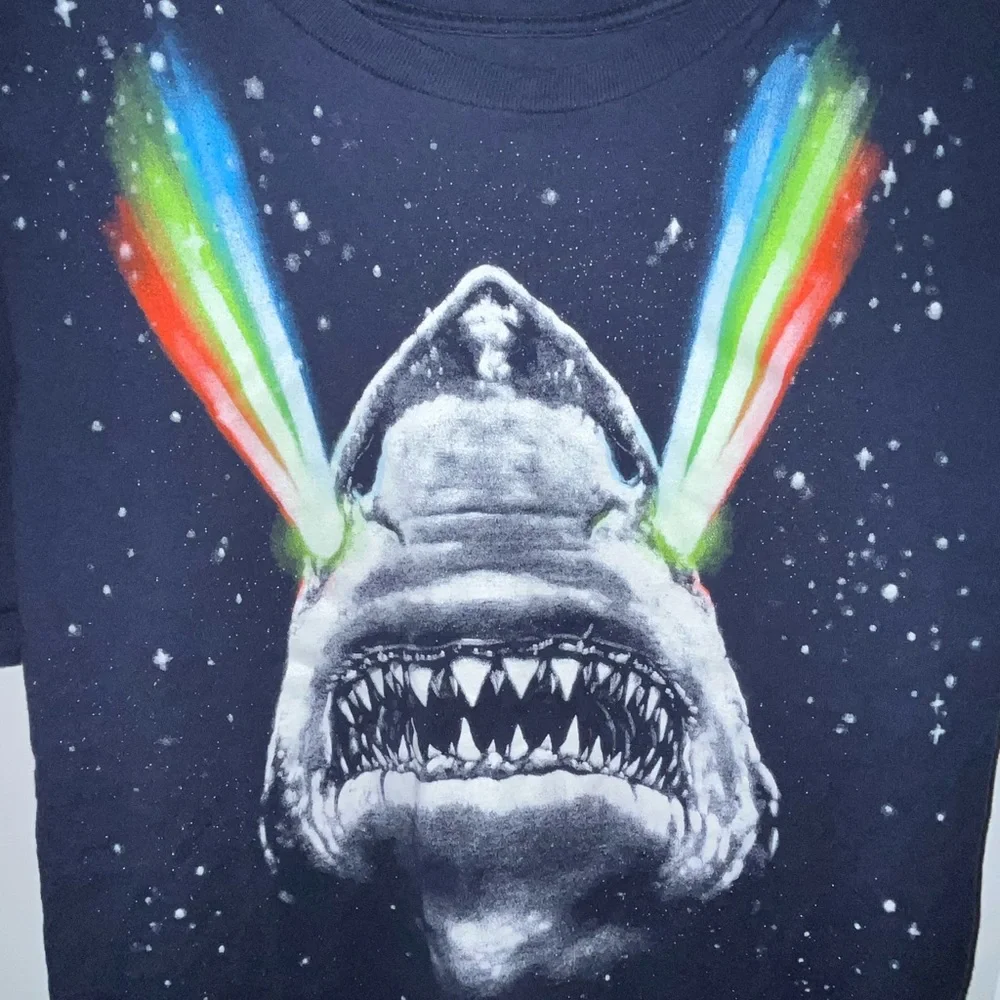 VGUC Children’s Place Boy’s Shark Graphic Tee - Sz XXL/16
